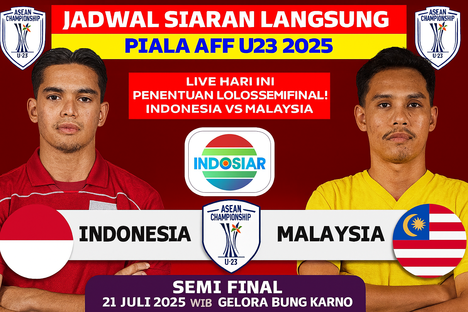 indonesia u23 vs malaysiaU23
